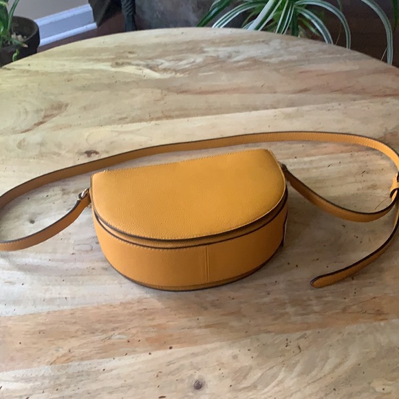 KATE SPADE Luna Crescent Suede and Leather mix Crossbody bag - - Picture 5 of 11